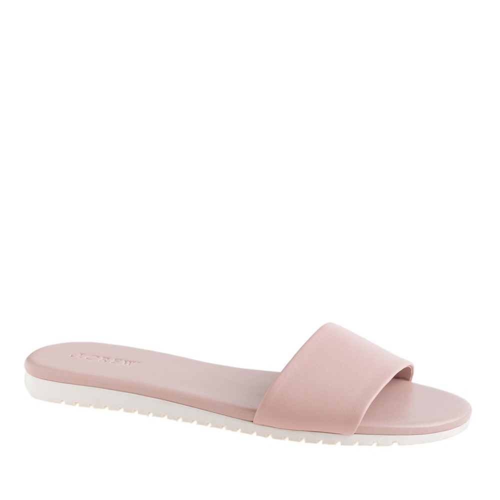 COMFY & STYLISH leather J. Crew Abbot slides